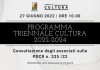Programma triennale Cultura 2022-2024