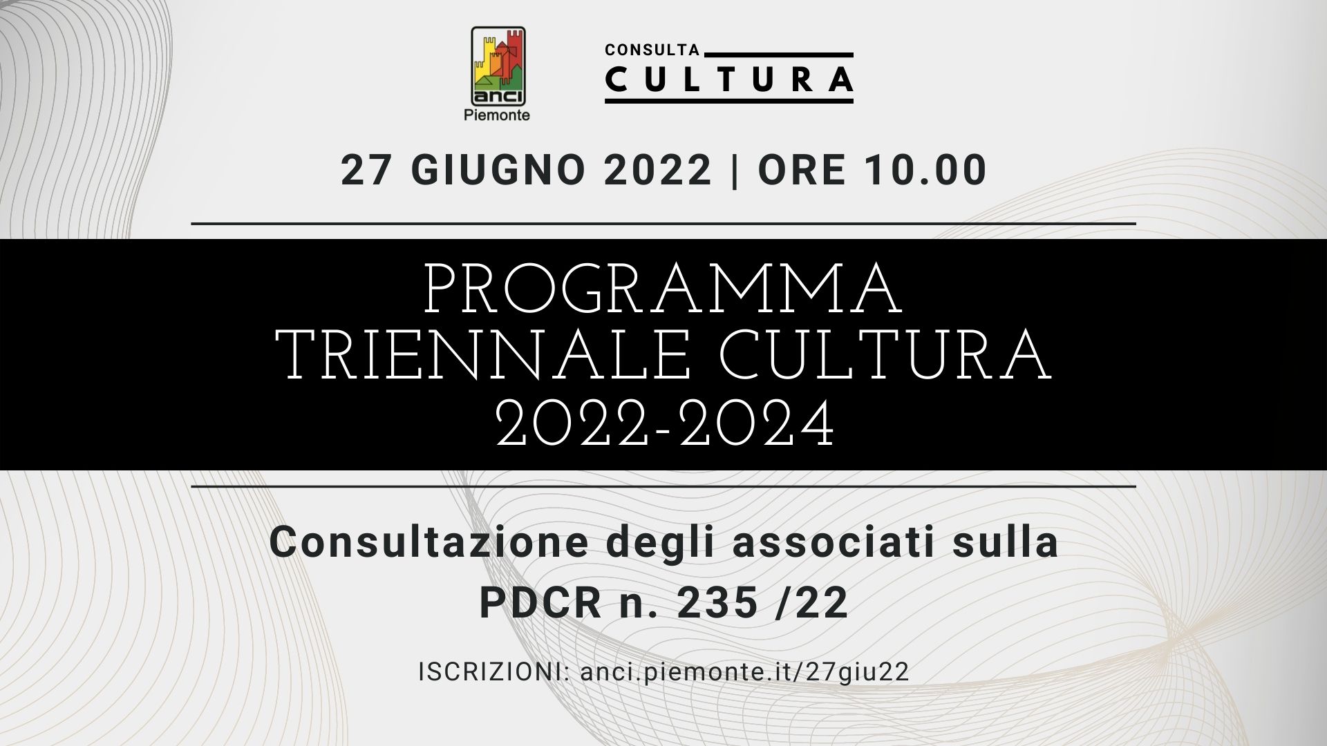 Programma triennale Cultura 2022-2024