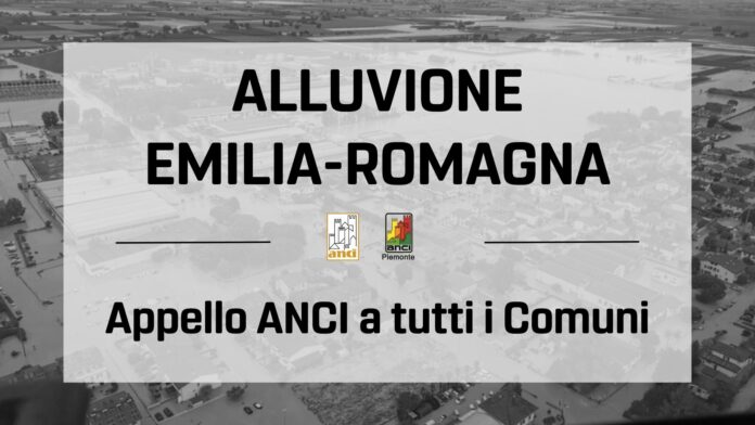 Alluvione Emilia-Romagna appello ANCI a tutti i Comuni