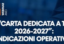 Carta “Dedicata a te”, il 13 ottobre scade il termine per il consolidamento delle liste Carta dedicata a te