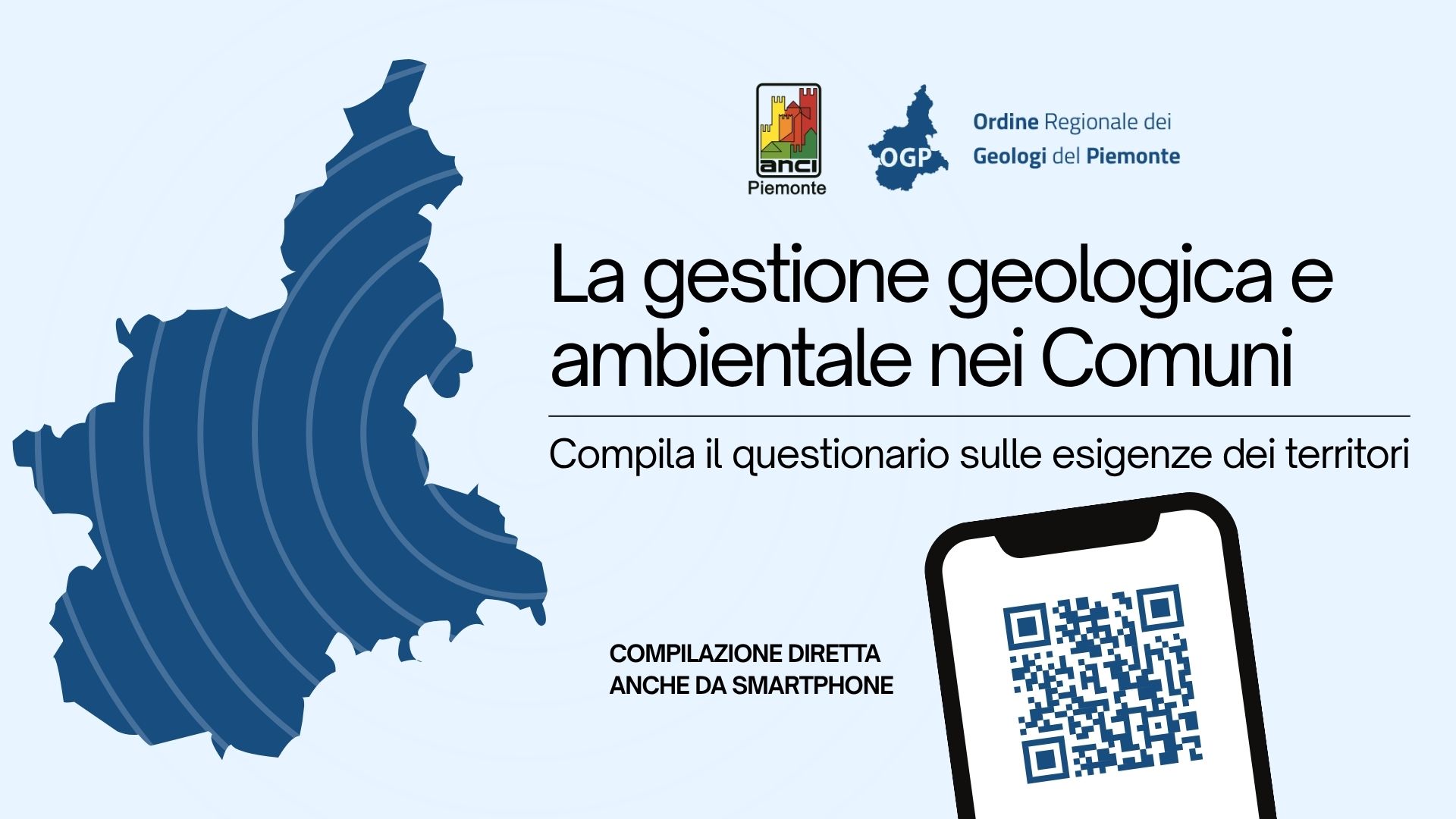 La gestione geologica e ambientale nel tuo Comune questionario sulle esigenze dei territori