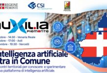 Intelligenza Artificiale: tre incontri per presentare Auxil.ia Piemonte a Venaria, Asti, Vercelli